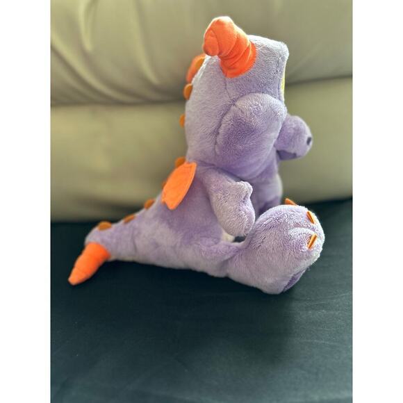 Disney Parks Figment Big Feet Plush Purple Dragon 10 1/2'' Doll - Picture 6 of 7